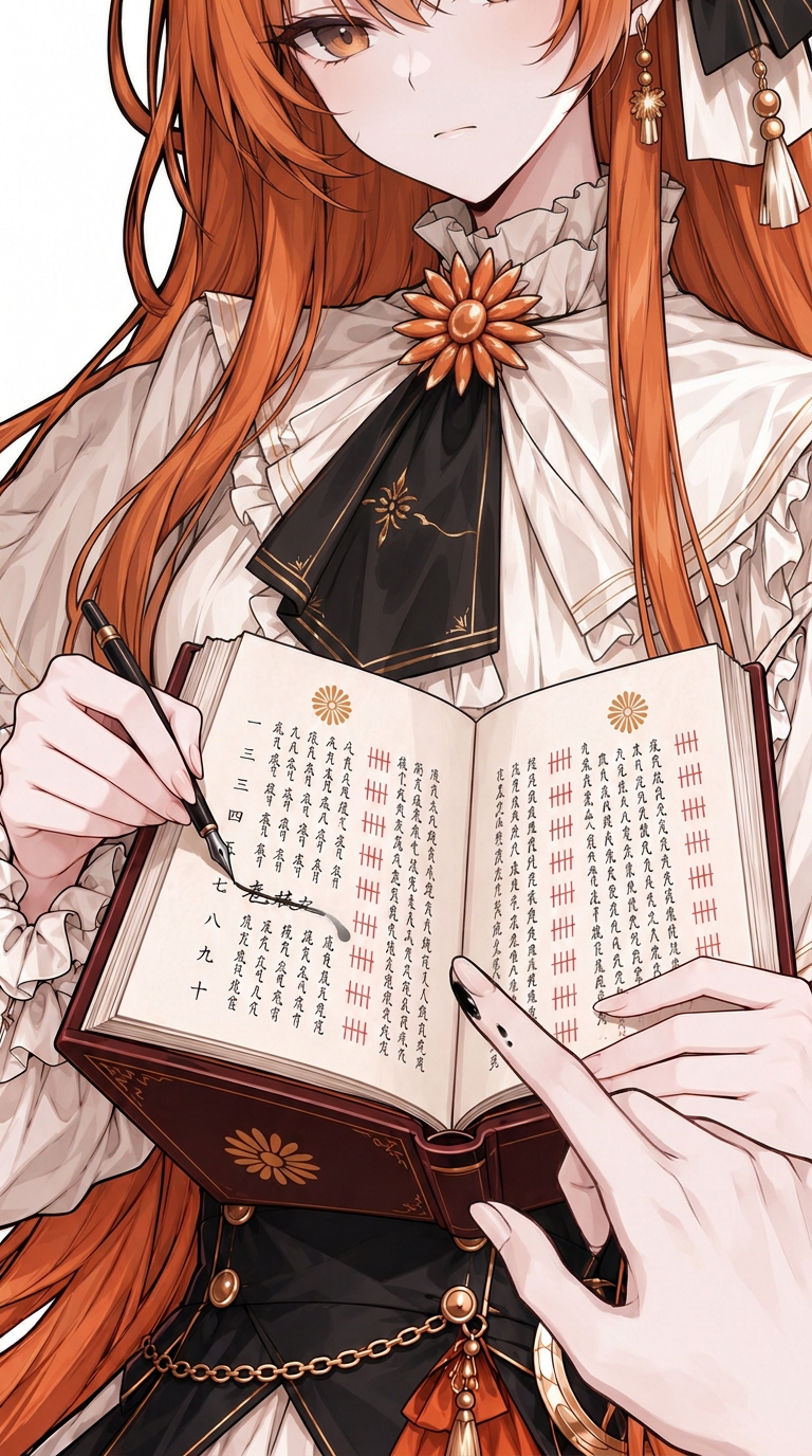 指尖上那点没干的墨
