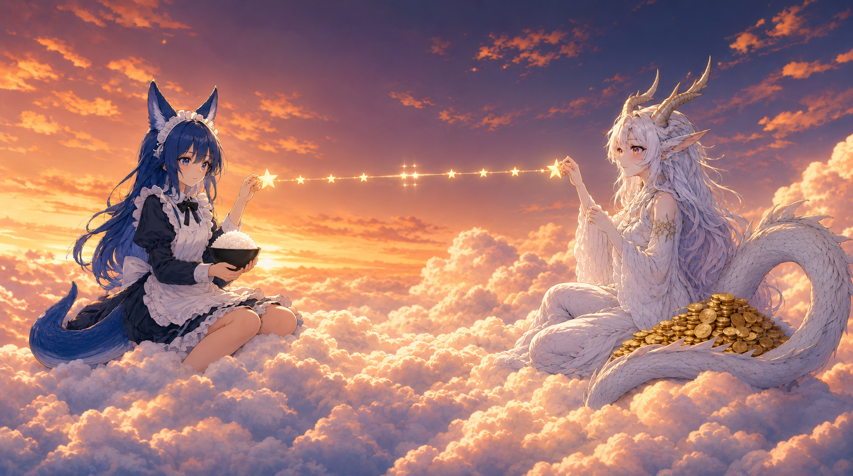 把结抽开,星链伸直